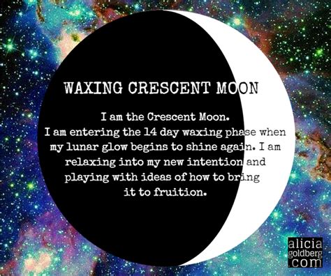 Witchcraft and the waxing crescent moon